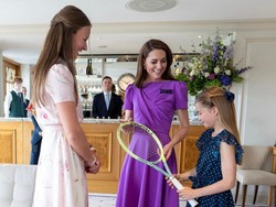 Momen Manis Kate Middleton & Putrinya di Wimbledon, Terungkap Obrolan Mereka