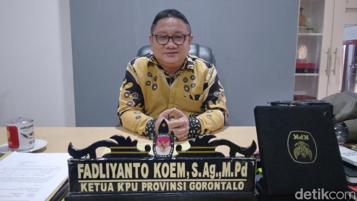 Ketua KPU Provinsi Gorontalo, Fadliyanto Koem.