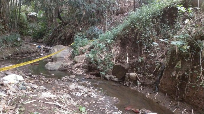 Lokasi penemuan bom diduga peninggalan Belanda di Malang