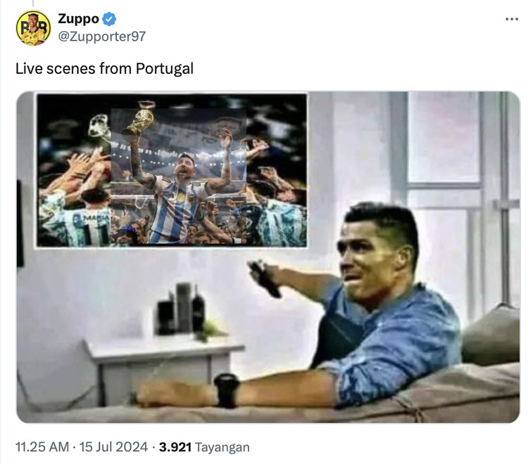 Meme Messi Ronaldo