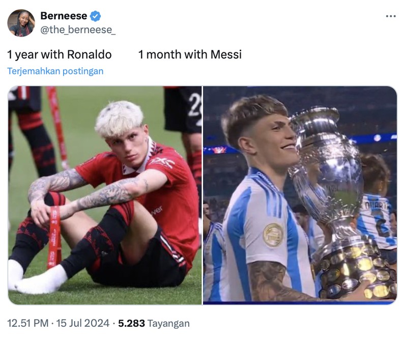 Meme Messi Ronaldo