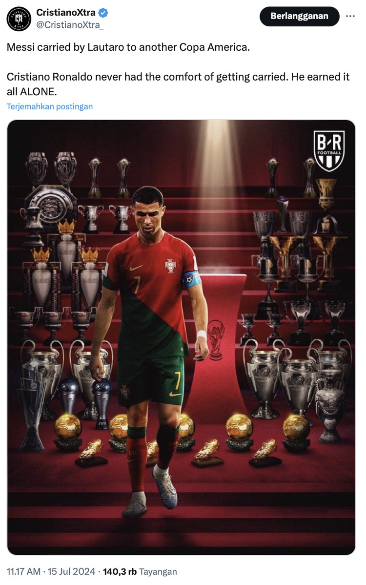 Meme Messi Ronaldo