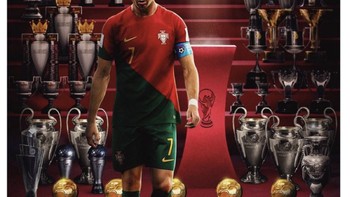 Dalam beberapa tahun terakhir, CR7 tak lagi menambah jumlah trofinya. Foto: X