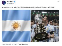 Argentina Juara Copa America, Linimasa Membahana!