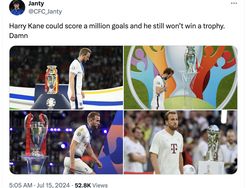 Kutukan Harry Kane Semakin Dipercaya Netizen