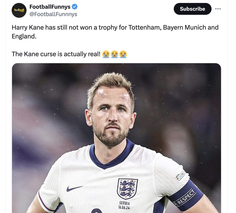 Meme Harry Kane