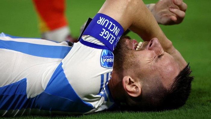 Messi Nangis di Final Copa Amerika, Cedera Pergelangan Kaki Jadi Sorotan