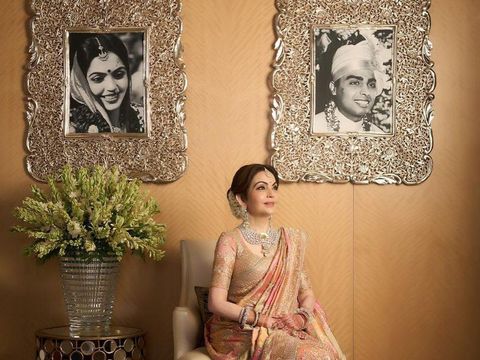 Nita Ambani istri crazy rich India, Mukesh Ambani. (Instagram @kantilalchhotalal)