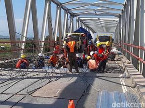 Perbaikan Jembatan Poncol Brebes Dikebut, Diperkirakan 3 Hari Rampung