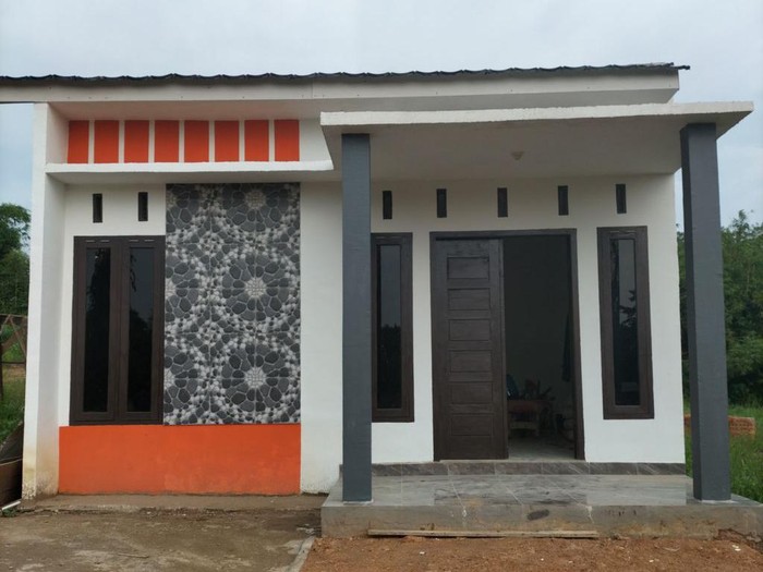 .Penampakan rumah di Grand Hasanah Residence.