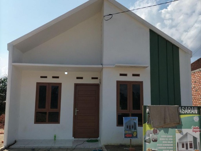 Penampakan rumah di Madinah Residence.