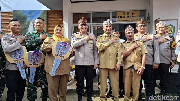 Penilaian lomba 3 pilar desa di Subang