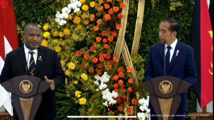 PM Papua Nugini diterima Jokowi di Istana