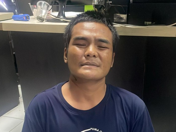 Polisi terluka lantaran dibacok pelaku tawuran di Jalan I Gusti Ngurah Rai (Jl Pertanian), Duren Sawit, Jaktim. Pelaku pembacokan ZMH (21) kini sudah ditangkap! (dok Istimewa)