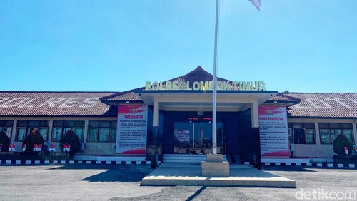 Polres Lombok Timur tempat Brigadir MN bekerja. (Ahmad Viqi/detikBali)