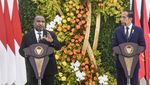 Potret Jokowi Sambut PM Papua Nugini di Istana Bogor