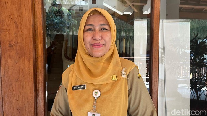 Kepala Dinas Pendidikan Kota Solo Dian Rineta ditemui di Balai Kota Solo, Senin (15/7/2024).
