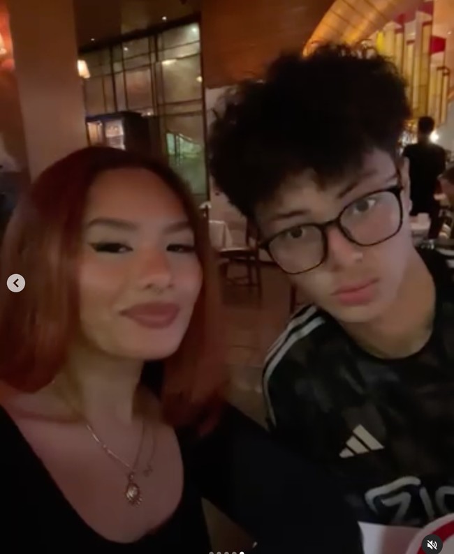 Kebersamaan Zahwa dan Keanu pun curi atensi. Banyak netizen yang mengaku senang melihat keduanya yang kompak dan akur bersama bak kakak dan adik kandung. Foto: Instagram/@keanu_massaid