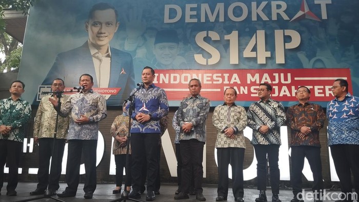 Bamsoet dkk bertemu dengan AHY di DPP Partai Demokrat