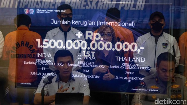 Bareskrim Bongkar Kasus Scam Internasional, Kerugian Rp 1,5 T