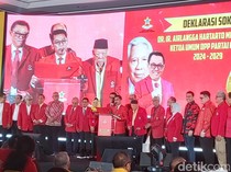 Depinas Soksi Deklarasi Dukung Airlangga Kembali Jadi Ketum Golkar 2024-2029