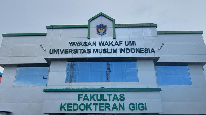 Gedung Fakultas Kedokteran Gigi (FKG) Universitas Muslim Indonesia (UMI) Makassar.