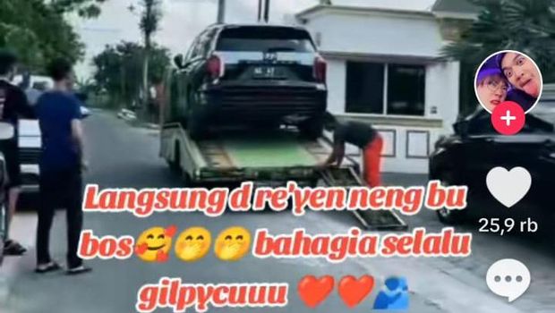 Happy Asmara dapat mobil mewah dari Gilga Sahid