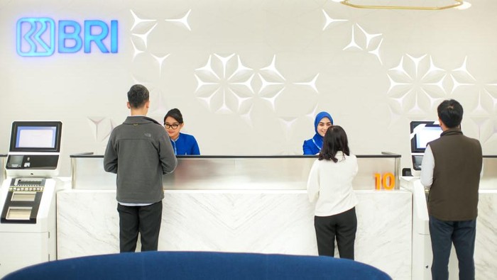 Ilustrasi layanan bank BRI