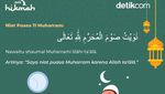 Niat Puasa setelah Asyura 11 Muharram Arab, Latin dan Artinya