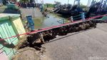 Potret Jembatan Antar Desa di Sidoarjo Ambrol