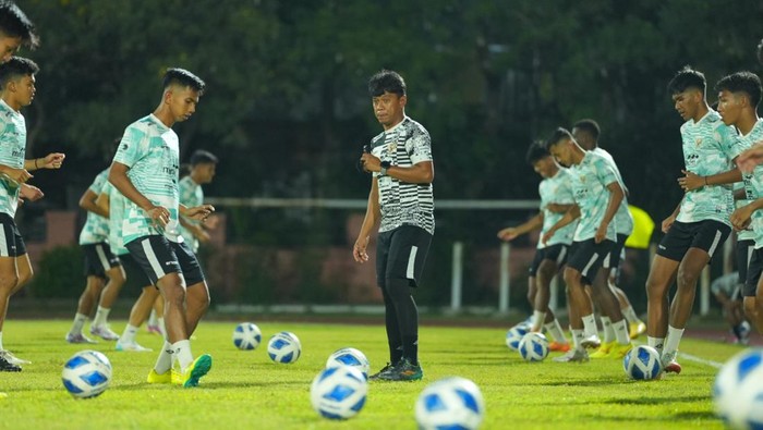 Latihan Timnas Indonesia jelang Piala AFF U-19 2024.