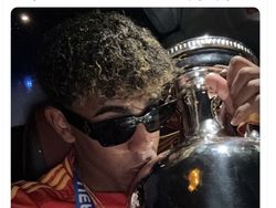 Meme Seru Lamine Yamal Akan Lawan Messi di Finalissima