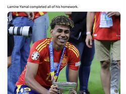 Meme Seru Lamine Yamal Akan Lawan Messi di Finalissima