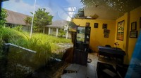 Kondisi ruangan guru yang terbengkalai di SMP PGRI 2 Kota Serang, Banten, Selasa (16/7/2024).