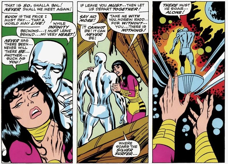Cuplikan penampilan Shalla Bal di komik Marvel.