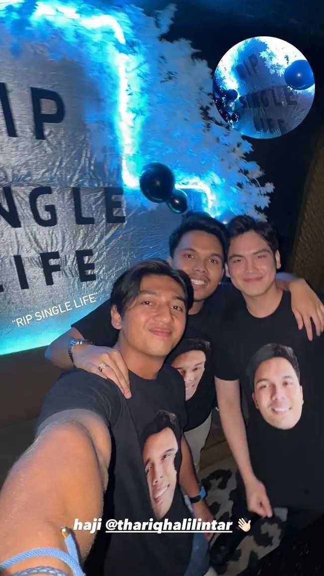 Sebelum Thariq, Aaliyah Massaid sudah lebih dulu mendapat kejutan bridal shower dari para sahabatnya. Tampaknya pernikahan Thariq dan Aaliyah akan berlangsung tak lama lagi. Foto: Instagram