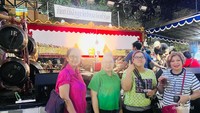 Panggung di Pasar Kangen Yogyakarta.