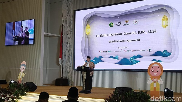 Wamenag Saiful Rahmat Dasuki (Ammar/detikcom)