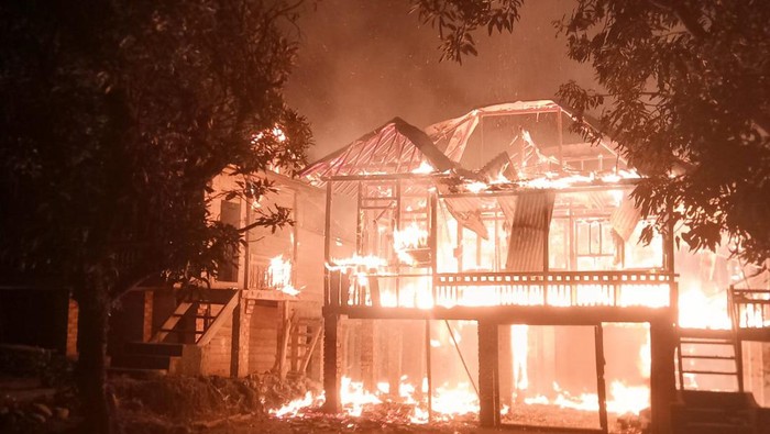 3 Rumah warga hangus terbakar di Muba