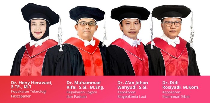 4 Profesor Riset baru BRIN