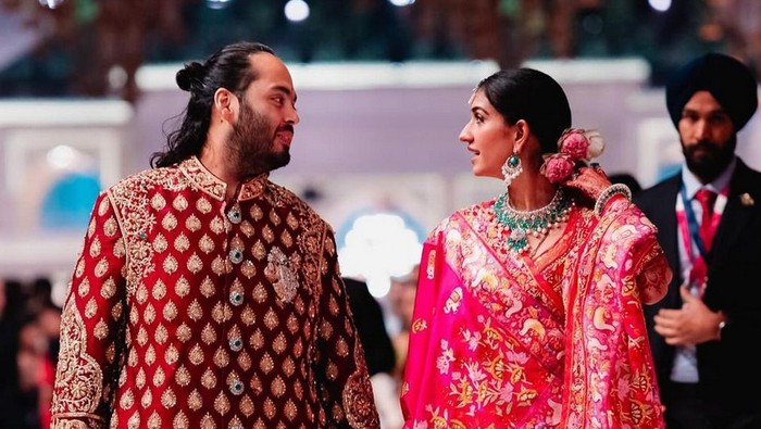 Anant Ambani dan Radhika Merchant Menikah.