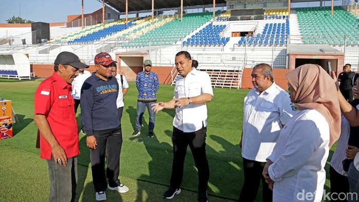 Eri sidak Stadion Gelora 10 November