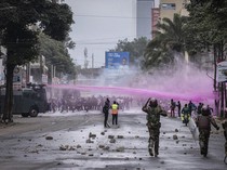 Gas Air Mata Warnai Aksi Tuntut Pengunduran Presiden Kenya