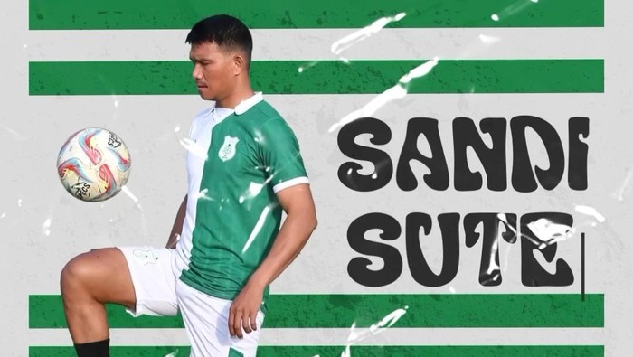 Gelandang baru PSMS Medan Sandi Sute. (Dok. Instagram @official_psmsmedan)