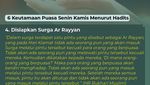 Keutamaan Puasa Senin Kamis Menurut Hadits
