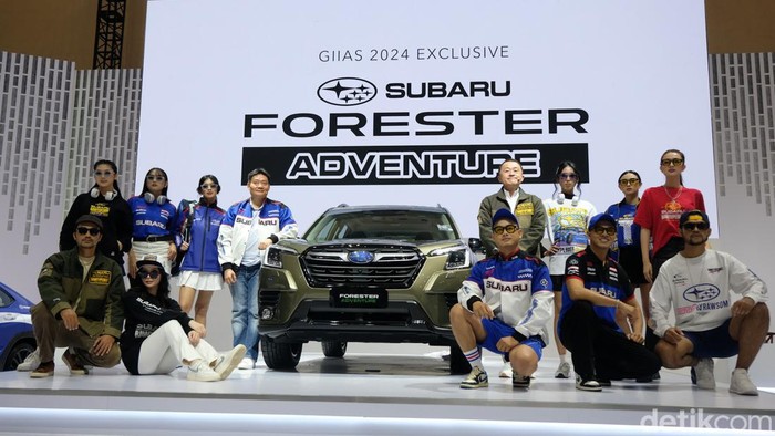 Intip Subaru Forester Adventure yang Ikut Ramaikan GIIAS 2024 Subaru Forester Adventure Edition dikenalkan di GIIAS 2024 di ICE BSD City, Tangerang, Rabu (17/7/2024). Tahun ini, Subaru tidak meluncurkan mobil terbarunya.