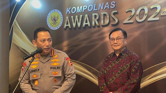 kapolri Jenderal Listyo Sigit Prabowo di Kompolnas Awards 2024