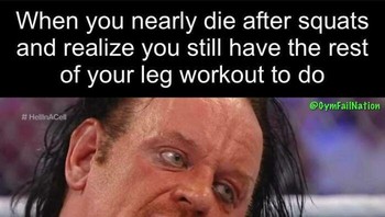 Yuk, masih ada leg workout! Foto: GymFailNation via Bored Panda