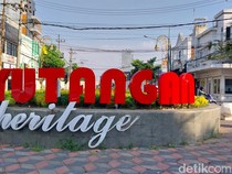 Hadeh, Tangan Nakal Siapa Lagi yang Merusak Logo Kayutangan Heritage di Kota Malang?
