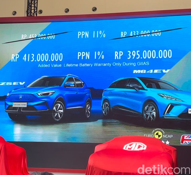 MG ZS EV dan MG 4 EV mengalami penurunan harga setelah memenuhu TKDN 40%.